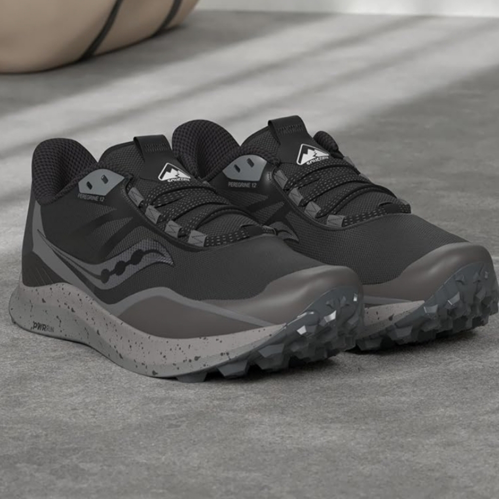 Saucony Women's Black and Gray Trail Running Shoes